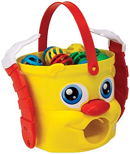ボードゲーム Pressman Mr. Bucket Game プレッスマン 活発な動き 回転機能 ボール吐き出し 家族向け懐かしの名作 90年代復刻版 遊びながら反射神経向上 子どもの成長促進 3歳以上対応 高品質耐久性 電池駆動 電池別売
