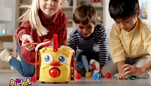 ボードゲーム Pressman Mr. Bucket Game プレッスマン 活発な動き 回転機能 ボール吐き出し 家族向け懐かしの名作 90年代復刻版 遊びながら反射神経向上 子どもの成長促進 3歳以上対応 高品質耐久性 電池駆動 電池別売