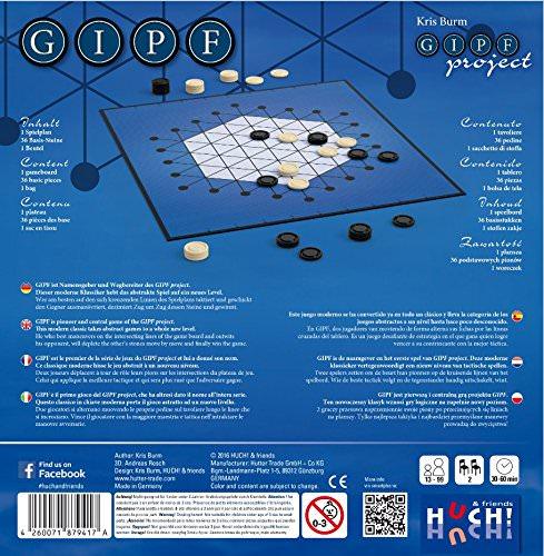 ボードゲーム GIPF プロジェクトGIPF 2人用 六角形ゲームボード 戦略的 駒 白黒各18個 GIPFピース使用 深い戦略性 知的駆け引き シンプル 30-60分 9歳以上 推薦作品 