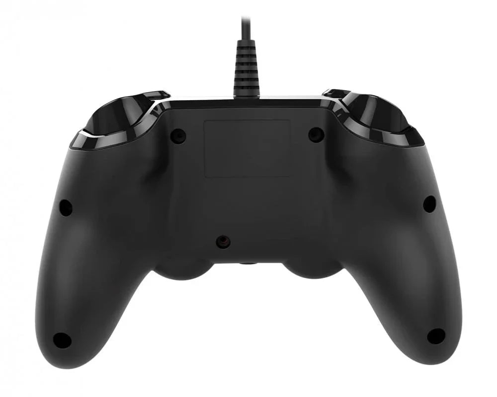 コントローラー Nacon Official PS4 Wired Compact Controller Black Sony Interactive Entertainment公式ライセンス取得 人間工学設計 ソフトタッチ表面処理 3メートルケーブル振動モーター搭載 PC XInput対応