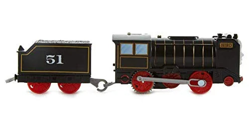 トラックマスターシリーズ きかんしゃトーマス ヒロ トラックマスター ヒロの特徴的な黒赤カラーリング 2両編成 蒸気機関車モデル 日本国鉄D51形 日本の鉄道モチーフ 金属製重量感 安定走行 プレゼントに最適 プレイセット連動可能