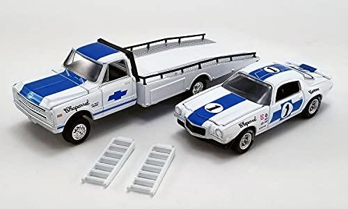 ACME CHEVROLET ランプトラック C-30 TRANS AM CAMARO 1967 1/64 ダイキャスト アメリカンカー レース サポートカー ヴィンテージ クラシックカー レプリカ モデルカー スケールモデル 精密再現 ディスプレイ コレクターアイテム - Trade Center