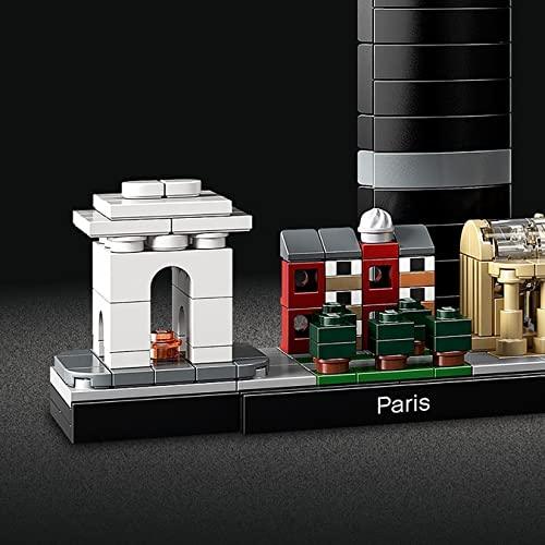 レゴ アーキテクチャー パリ スカイライン ビルディングセット 21044 建築模型 レゴ 世界の名建築 エッフェル塔 凱旋門 ルーヴル美術館 グラン・パレ シャンゼリゼ 緑地再現 649ピース 大人向け 教育的価値