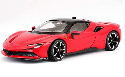 アウトレット品 ダイキャストモデルカー フェラーリ SF90ストラダーレ 1 24スケール ロッソコルサ レッド フェラーリ ハイブリッドスーパーカー 最新技術搭載 高精度ディテール 再現 インテリア表現 コレクション向け 高速走行性能