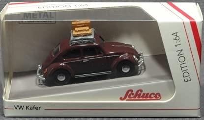 ミニカー フォルクスワーゲン ビートル Schuco 1/64スケール 高精細モデル 精巧塗装 クラシックカー ファン向け コレクション向け リアルディテール 丸みあるボディライン 高品質仕上げ ドイツ名門ブランド 再現性高い ヘッドライト バンパー