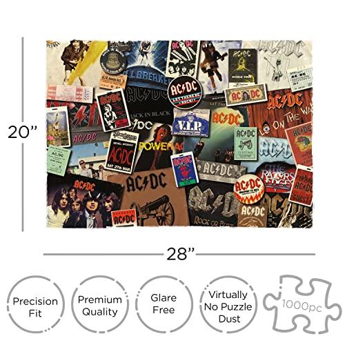 ジグソーパズル AC/DC Albums 1000ピース ロックバンド アルバムジャケット コレクション 知的エンターテインメント インテリア プレゼント ロックの歴史 50周年記念 脳トレ ストレス解消 集中力向上 達成感 音楽ファン 世代を超えた楽しみ 名曲 並行輸入品 - Trade Center