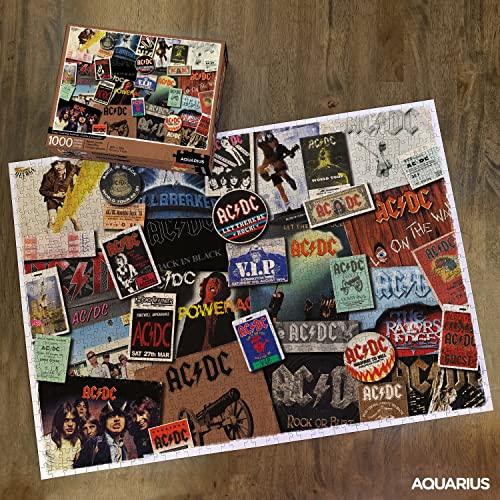 ジグソーパズル AC/DC Albums 1000ピース ロックバンド アルバムジャケット コレクション 知的エンターテインメント インテリア プレゼント ロックの歴史 50周年記念 脳トレ ストレス解消 集中力向上 達成感 音楽ファン 世代を超えた楽しみ 名曲 並行輸入品 - Trade Center