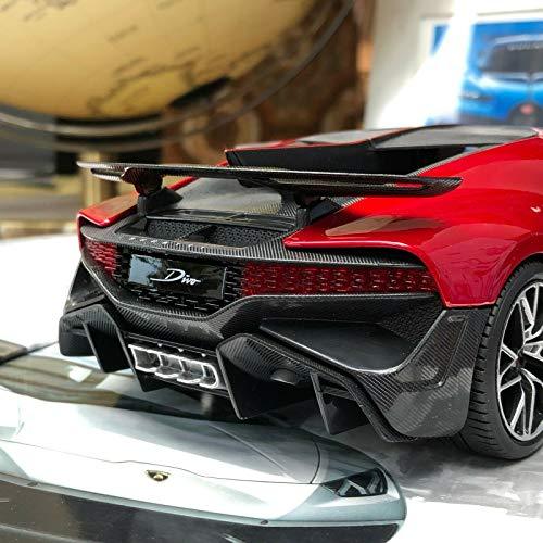 模型カーブガッティ ブガッティ・ディーボ 1/18スケールモデルカー ブガッティ 超限定40台生産 シロンベース 1500PS W16エンジン 空力性能追求 リアルディテール再現 高精細インテリア アルカンターラカーボンファイバー
