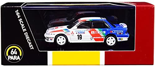 ミニカー PARAGON PARA64 1/64 三菱 ギャラン VR-4 1989年 ロンバード RACラリー パラゴン コレクション モデルカー ラリーカー WRC 優勝車 四輪駆動 高性能セダン 2.0L ターボ アラン・マクレー ピーター・モーガン ドライバー 精巧再現 - Trade Center