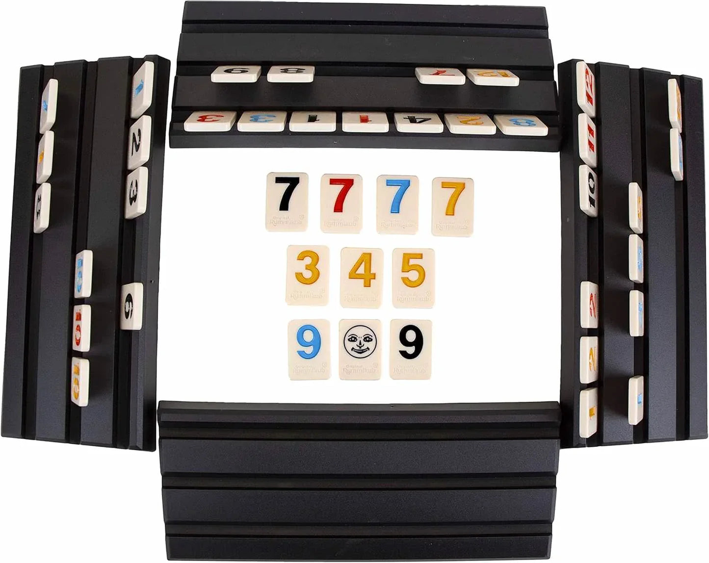 ボードゲーム ラミキューブ The Original Rummikub Large Numbers Edition Pressman社 タイルゲーム 大きく明るい数字 高品質 106枚タイル 家族向け 2人から4人 8歳以上 約60分 戦略性と運 世代を超えて楽しめる 英語版 日本語説明書なし