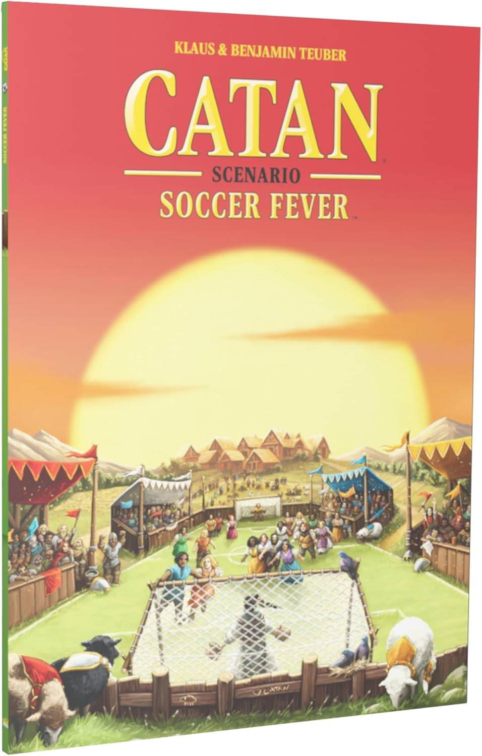 ボードゲーム カタン サッカーフィーバー シナリオ拡張版 卓上ゲーム 戦略ゲーム 新シナリオ テーブルゲーム フリックサッカーシステム搭載 チーム育成 3-4人用 資源管理 リーグ戦 物理的要素 10歳以上 プレイ時間75-90分 輸入英語版 - Trade Center