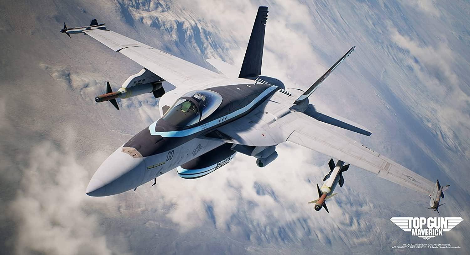 ゲーム ソフト Ace Combat 7 Skies Unknown Top Gun Maverick Edition バンダイナムコエンターテインメント 空戦シミュレーター 映画コラボ機体豊富カスタマイズ自由度高いリアル気象戦術複雑オンライン対戦可能飛行自由満喫 並行輸入品