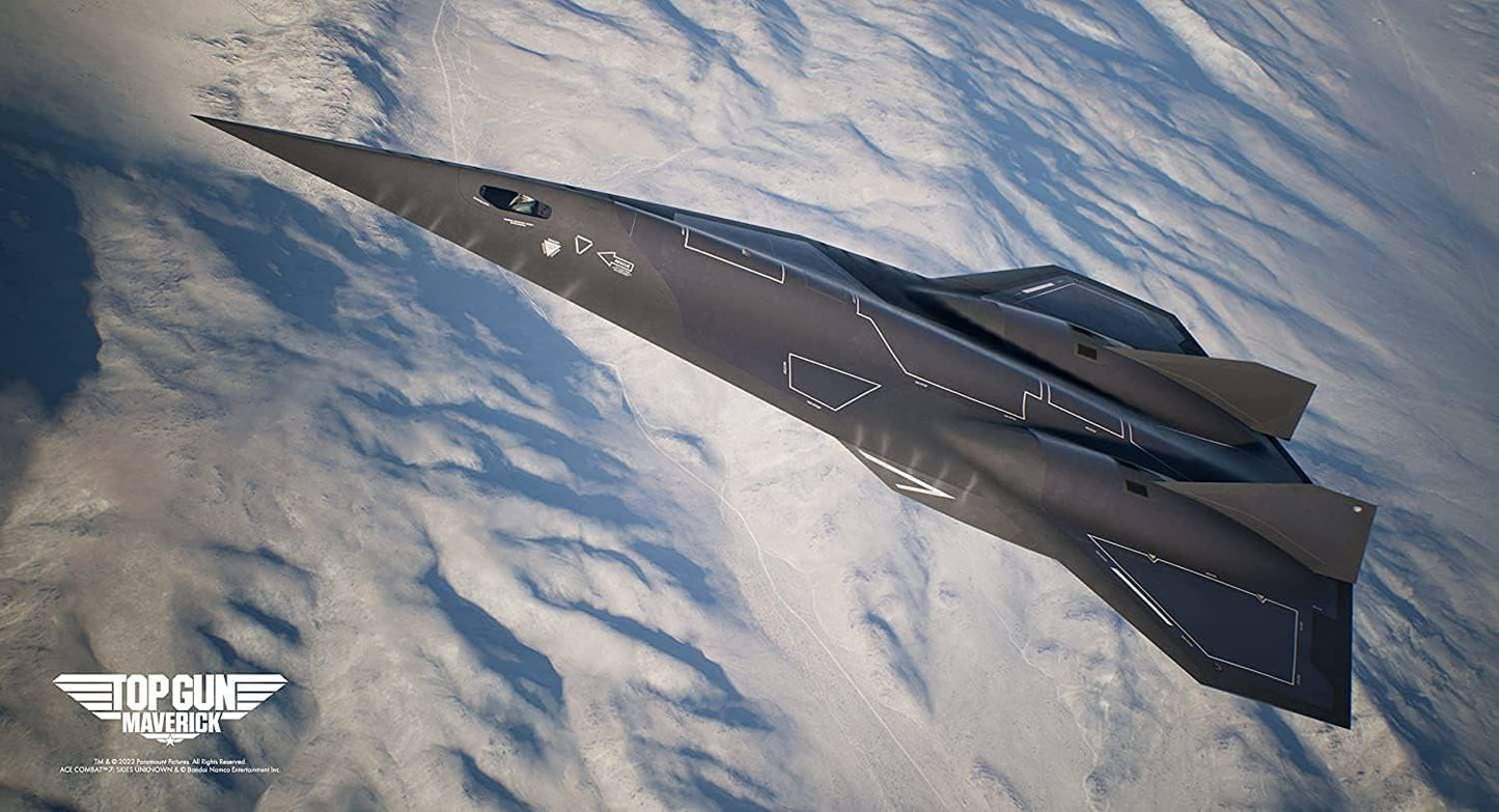 ゲーム ソフト Ace Combat 7 Skies Unknown Top Gun Maverick Edition バンダイナムコエンターテインメント 空戦シミュレーター 映画コラボ機体豊富カスタマイズ自由度高いリアル気象戦術複雑オンライン対戦可能飛行自由満喫 並行輸入品