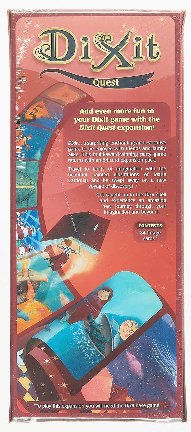 カードゲーム Dixit Quest 拡張パック ジャン＝ルイ・ルビラ レジス・ボネセ 新規イラストカード84枚収録 Dixit Odyssey Journey 組み合わせ可能 12人 プレイ可能 多彩なストーリーテリング 想像力を刺激する魅力の世界
