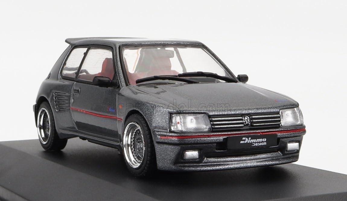 ミニカー プジョー 205 GTi DIMMA BODY KIT 1988年モデル ソリド 1/43スケール 精密再現 ワイドアグレッシブボディ 大型リアウイング 特徴的フロントバンパー チューニングカー文化象徴 限定希少モデル 80年代ホットハッチ 熱狂的ファン必須