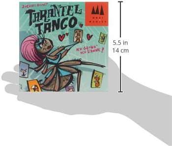 カードゲーム タランチュラ・タンゴ Tarantel Tango 笑い 驚き アクション 毛むくじゃら タランチュラ 踊り 動物 鳴き声 反射神経 集中力 家族 友人 短時間 7歳以上 ユニセックス 上級ルール 戦略性 