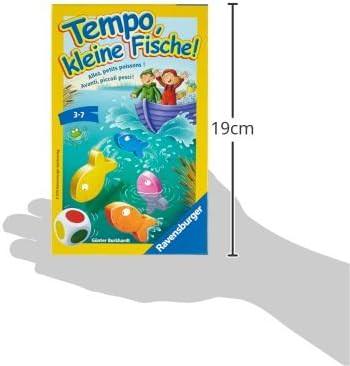 知育ボードゲーム Tempo kleine Fische テンポ クライネ フィッシェ Ravensburger 木製パーツ使用 高品質 耐久性 カラフルサイコロ付き 3歳から7歳対象 難易度調整可能 集中力 色認識力 社会性 発達促進 保育園 幼稚園多言語版 