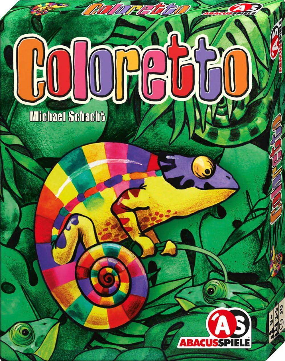 カードゲーム Coloretto コロレット 戦略的 色集め 2人から5人 プレイ可能 短時間 プレイ ファミリー向け シンプルルール 奥深い 駆け引き ジョーカーカード プラス得点 特殊カード バランス調整 独立完結 複数回楽しめる 英語版 日本語説明書なし