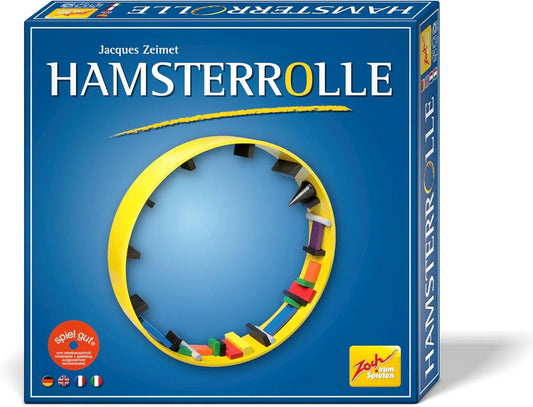 ボードゲーム Hamsterrolle ハムスターロール Zoch 高品質 木製スキルゲーム 予測不可能な展開 家族 団らん 7歳以上 複数人数向け 集中力空間認識戦略的思考養成 独創的デザイン受賞歴多数 