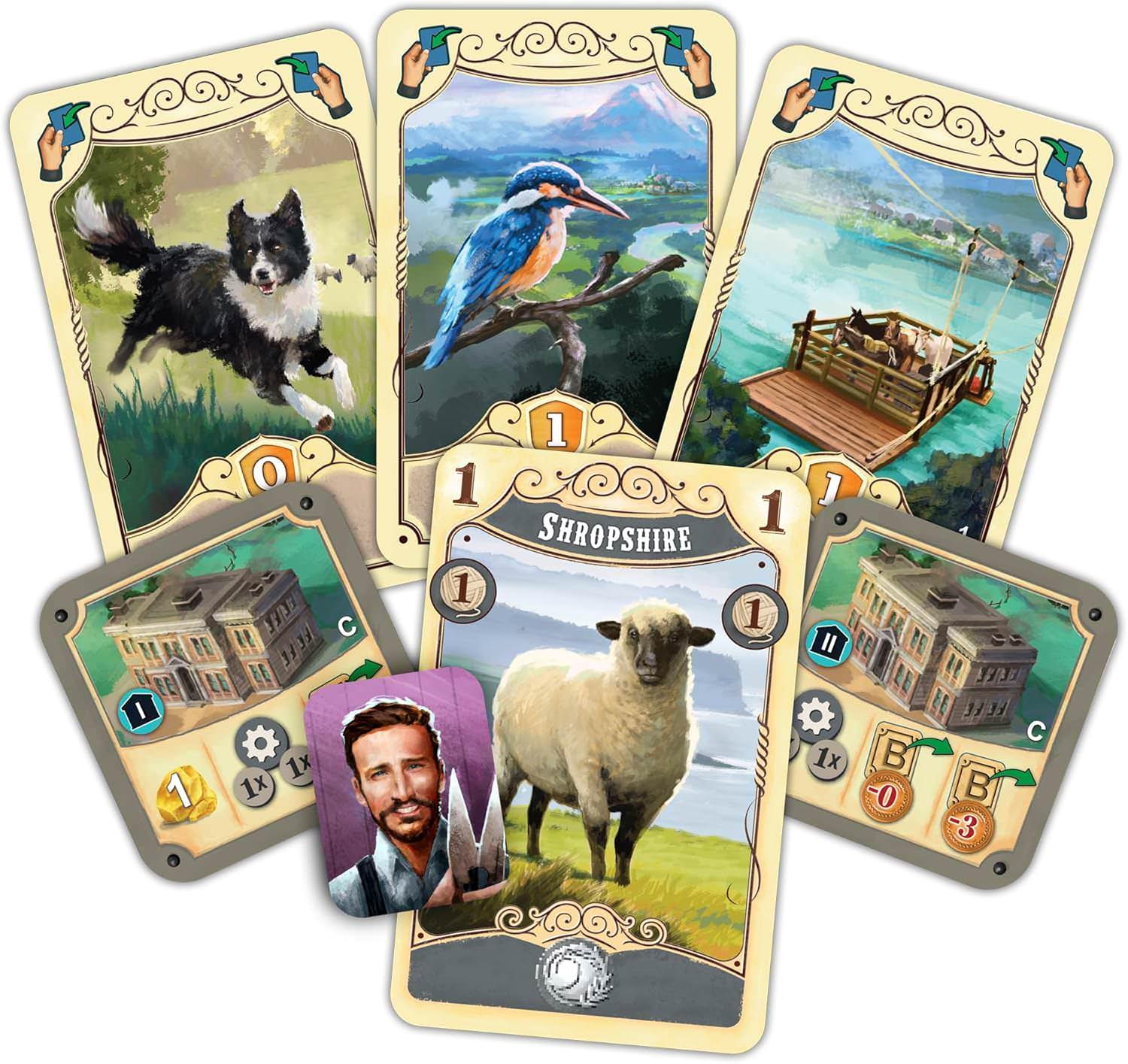 ボードゲーム Great Western Trail New Zealand Plan B Games 19世紀末 ニュージーランド南島 船での探索ルート追加 多彩な戦略要素 羊牧場経営者プレイ 1 4人対応 プレイ時間75 150分 カスタマイズスタート