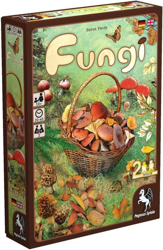 カードゲーム 2人用 森の恵みを収穫し調理する Fungi ブランド 戦略的 キノコ狩り ゲーム 自然の恵み 分かりやすい視覚デザイン 手札管理 リソース管理 フレーバーポイントを競う バター シードル 鍋 収穫 駆け引き 英語版 日本語説明書なし