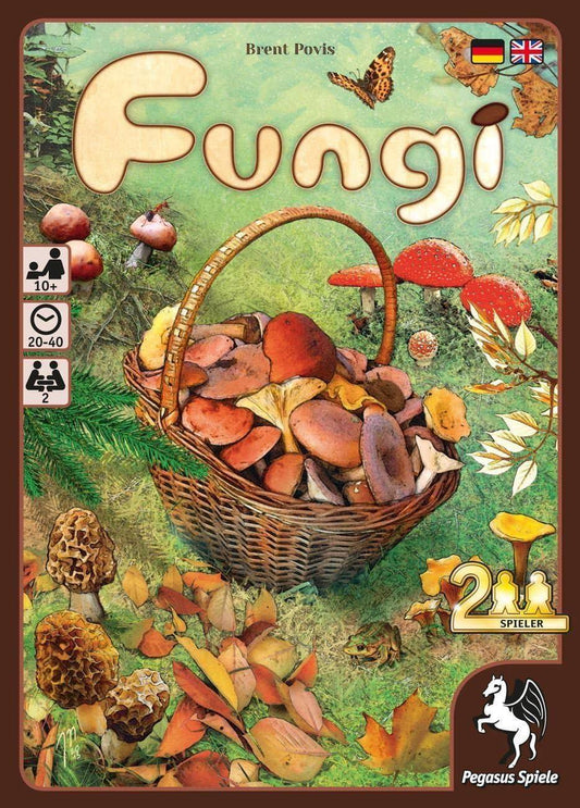 カードゲーム 2人用 森の恵みを収穫し調理する Fungi ブランド 戦略的 キノコ狩り ゲーム 自然の恵み 分かりやすい視覚デザイン 手札管理 リソース管理 フレーバーポイントを競う バター シードル 鍋 収穫 駆け引き 英語版 日本語説明書なし