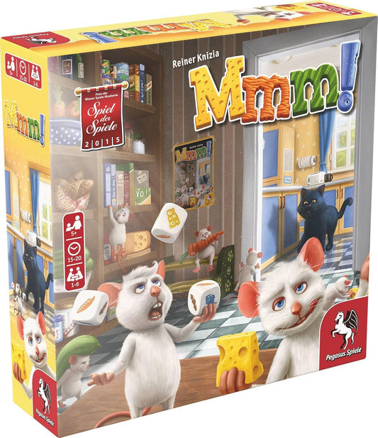 ボードゲーム Mmm ドイツ家族協力ゲーム ブランド Maier チャーリーの食料運び猫の追跡戦略15分20分プレイ1人から6人対応5歳以上対象多彩なルール チップ56個サイコロ3個猫フィギュア1個 英語版 日本語説明書なし
