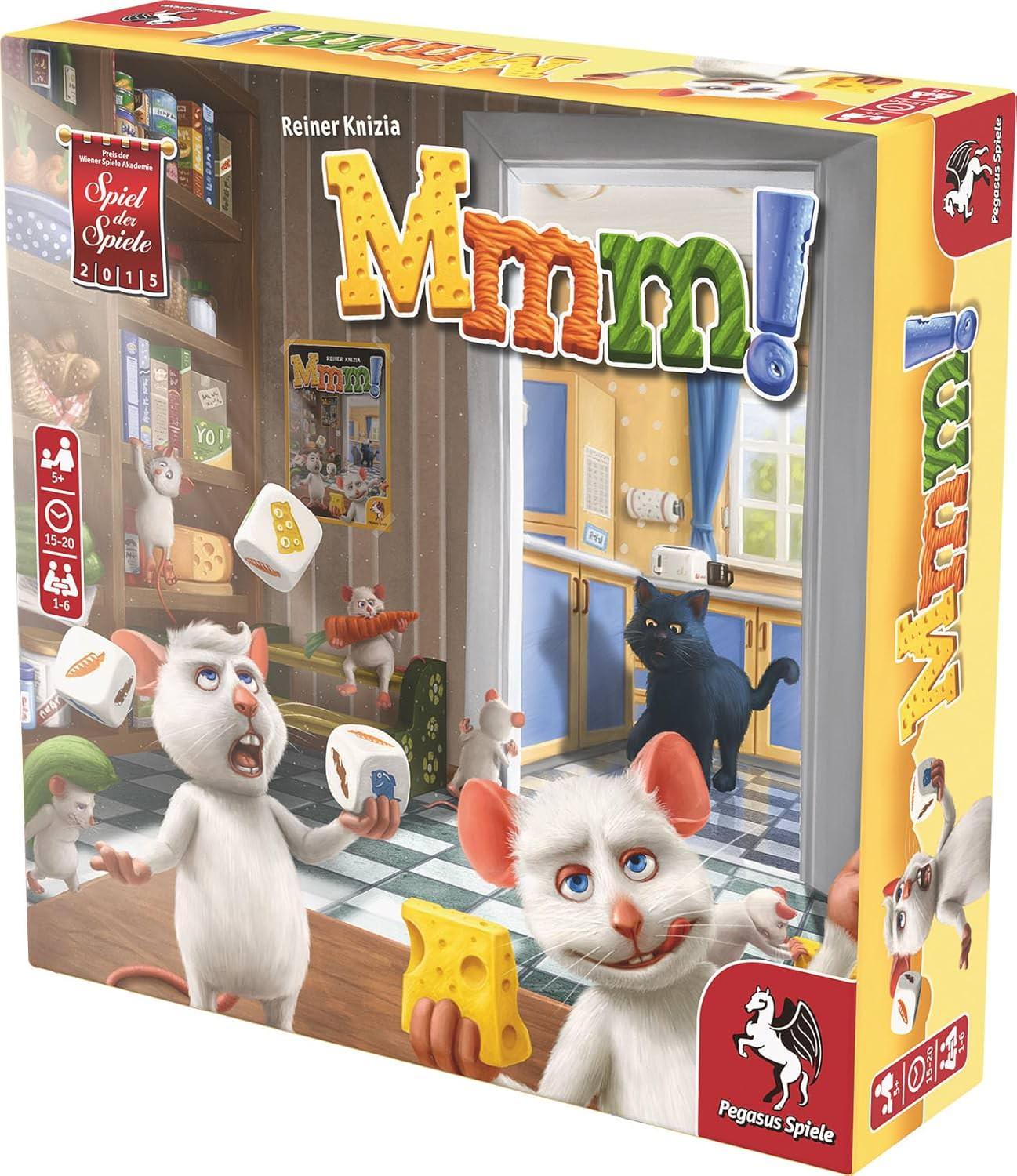 ボードゲーム Mmm ドイツ家族協力ゲーム ブランド Maier チャーリーの食料運び猫の追跡戦略15分20分プレイ1人から6人対応5歳以上対象多彩なルール チップ56個サイコロ3個猫フィギュア1個 英語版 日本語説明書なし
