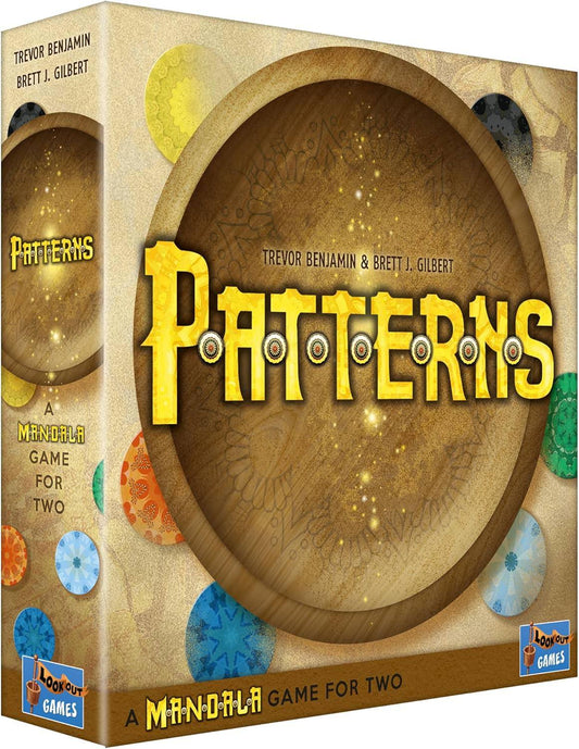 ボードゲーム PATTERNS A Mandala Game PATTERNS ブランド 美しい瞑想的な2人用戦略ボードゲーム マンダラの神秘的な世界で繰り広げられる静かな熱戦 プレイ時間約15分 セットアップ時間5分以内 