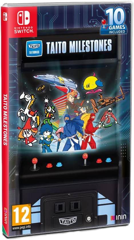 ゲームソフト タイトーマイルストーン Nintendo Switch ハムスター社協力 アーケード黄金時代10作品収録 ニンジャウォーリアーズ フェアリーランドストーリー QIX エレベーターアクション ワイルドウエスタン シューティング パズル