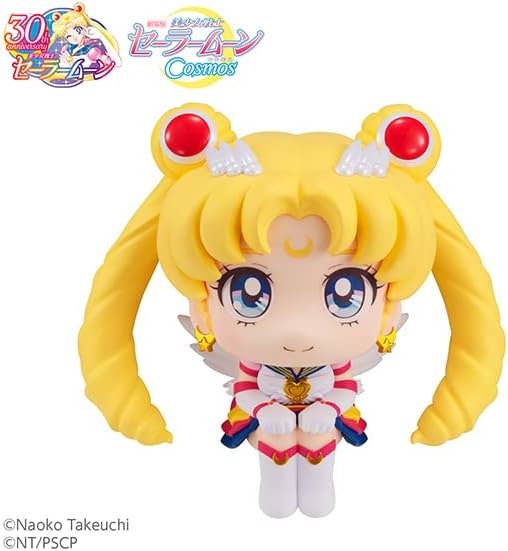 フィギュア るかっぷ 劇場版 美少女戦士セーラームーン Cosmos エターナルセーラームーン メガハウス 全高約110mm 首角度調整可能 見上げる仕草 新感覚 デスク 飾りやすい 立体化 究極形態 希望の象徴 純白の翼