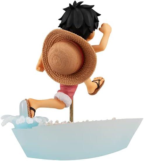 フィギュア ONE PIECE モンキー・D・ルフィ 幼少期 G.E.M.シリーズ 砂浜を駆ける躍動感あふれる立体化 高精細彩色 麦わら帽子可動式 波打ち際テクスチャ サイズ約165mm アニメ初期エンディングモチーフ 大人気国民的アニメ原作
