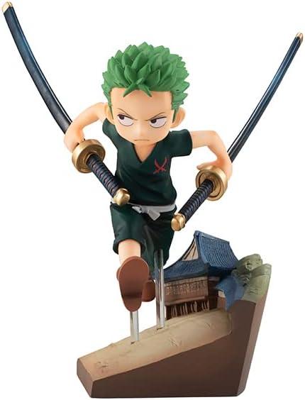フィギュア ONE PIECE ロロノア・ゾロ 少年時代フィギュア 追憶の疾走 メガハウス G.E.M.シリーズ PVC ABS 素材使用 軽量 安定感 ボールジョイント仕様 首可動 多角度表情再現 シモツキ村モチーフ 情景再現 三刀流剣士の原点 矜持