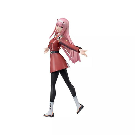フィギュア ダーリン イン ザ フランキス ゼロツー プレミアムフィギュア セガ 高さ約19cm ABS PVC 細部造形 彩色済み ピンク髪 赤い角 パイロットスーツ 精巧立体化 コレクターアイテム 15歳以上対象 人気キャラクター