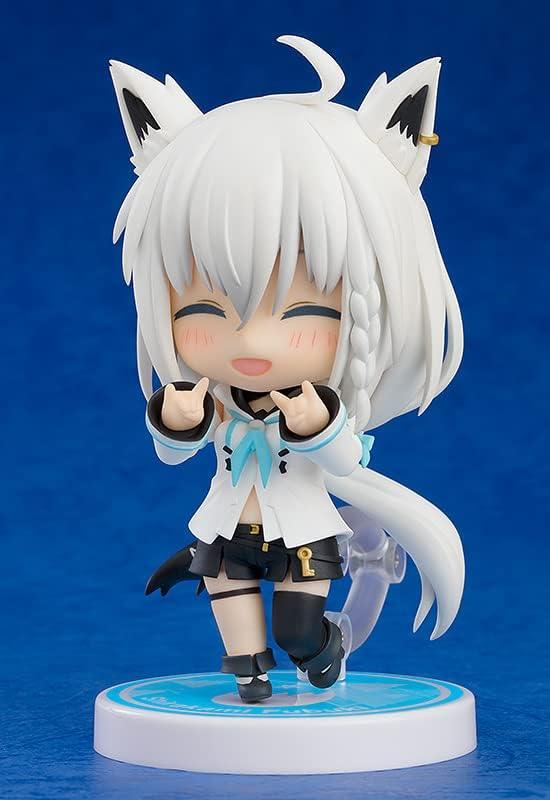 フィギュア ねんどろいど 白上フブキ ホロライブプロダクション VTuber 白髪 獣耳 オタク狐 可動フィギュア 表情パーツ3種 笑顔 通常顔 愛らしい顔 オプションパーツ フブちゃん おるやんけ とうもろこし ペットボトル 可動式 ポニーテール 尻尾 交換可能 - Trade Center