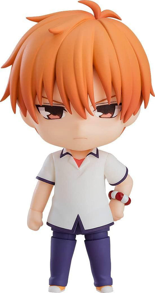 フィギュア 草摩キョウ ねんどろいど Good Smile Company アニメ フルーツバスケット 猫の霊 気が短いけど優しい心を持つ少年 3種類表情パーツ オプションパーツ座り姿ミニフィギュア付き 約100mm塗装済みプラスチック製 可動フィギュア