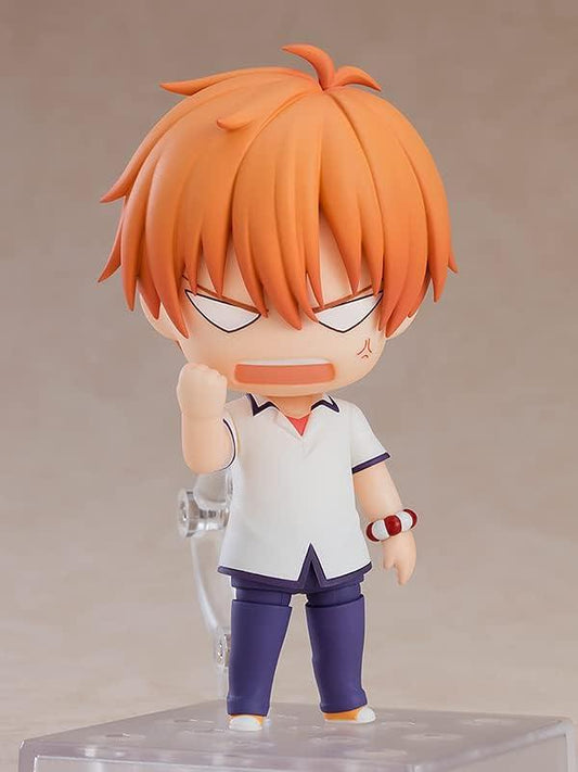 フィギュア 草摩キョウ ねんどろいど Good Smile Company アニメ フルーツバスケット 猫の霊 気が短いけど優しい心を持つ少年 3種類表情パーツ オプションパーツ座り姿ミニフィギュア付き 約100mm塗装済みプラスチック製 可動フィギュア