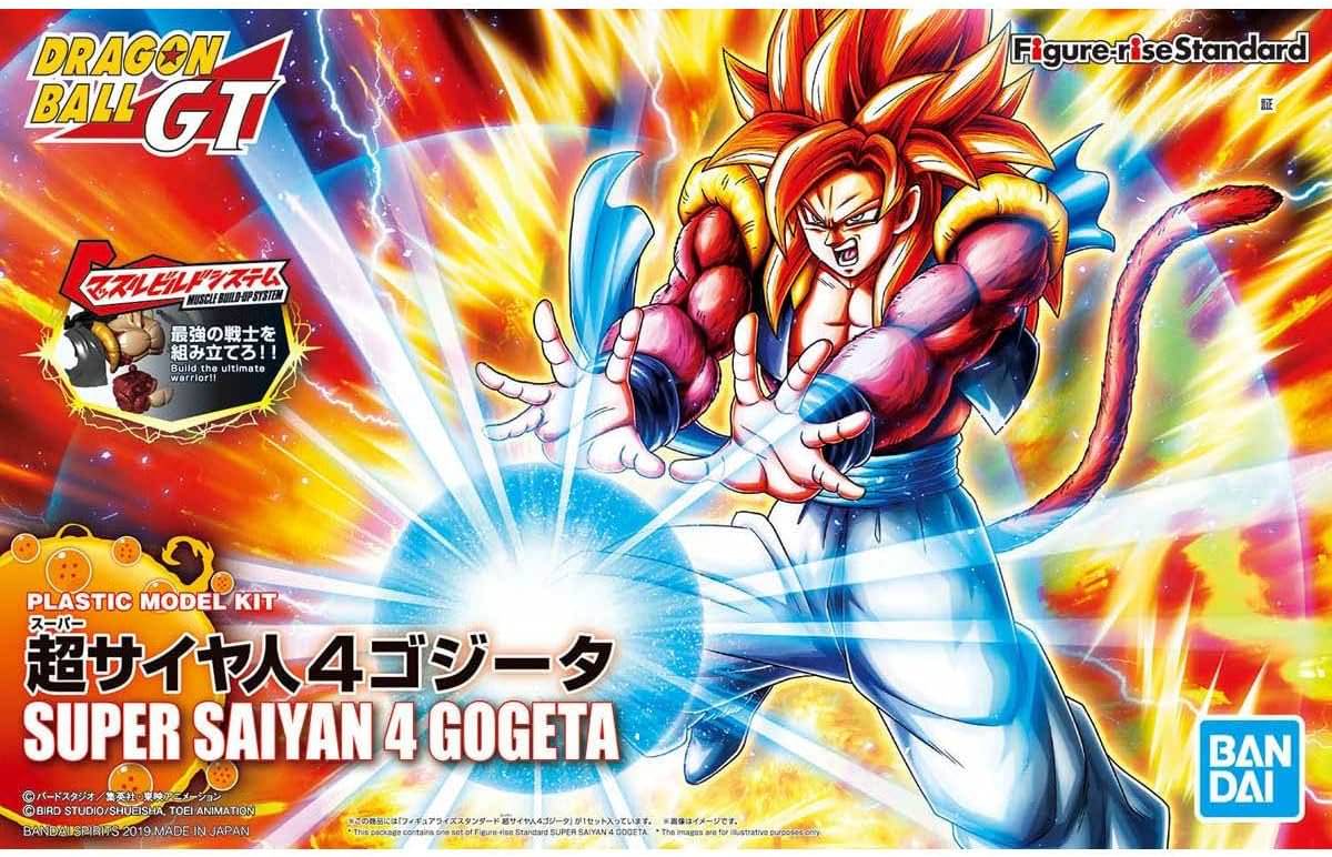 フィギュア 超サイヤ人4ゴジータ バンダイホビー Figure-rise Standard シリーズ マッスルビルドアップシステム 叫び顔 笑顔 多彩表情 ビッグバンかめはめ波 エフェクトパーツ 多数手首パーツ フュージョン 10分維持 圧倒的戦闘力