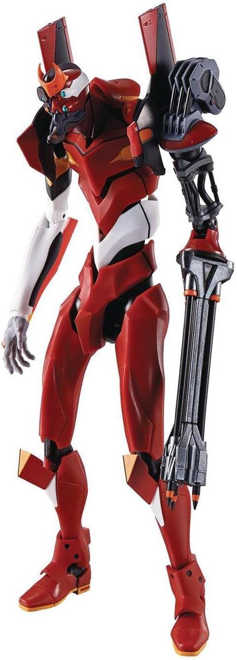 フィギュア エヴァンゲリオン プロダクションモデル-02 2号機 バンダイ THE ROBOT SPIRITS 宇宙戦闘仕様 鮮やかな赤外装 アンカー発射機能搭載 交換用パーツ多数付属 パレットライフル2丁付属 アクションポーズ自在 繊細彩色 高可動性能