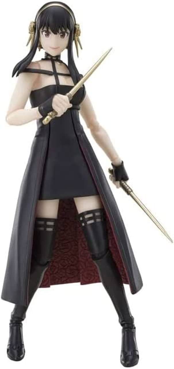 フィギュア S.H.Figuarts ヨル・フォージャー SPY×FAMILY TAMASHII NATIONS 可動 交換用表情パーツ 4種類 武器 交換用手首 2組 付属 アクションポーズ 再現 暗殺者 いばら姫 二面性 魅力的 複雑 キャラクター 劇中シーン 世界観