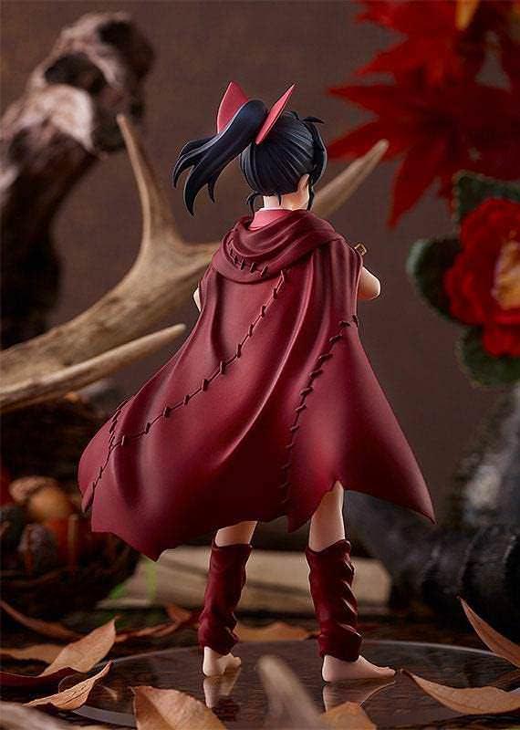 フィギュア 半妖の夜叉姫 もろは POP UP PARADE グッドスマイルカンパニー 高品質 ABS PVC素材 高さ約15cm 魅力的ポージング 戦闘的刀廻鴉丸構え 紅蓮の炎技表現 四半妖血継承 明るく活発 戦国時代冒険キャラクター 戦闘能力高い