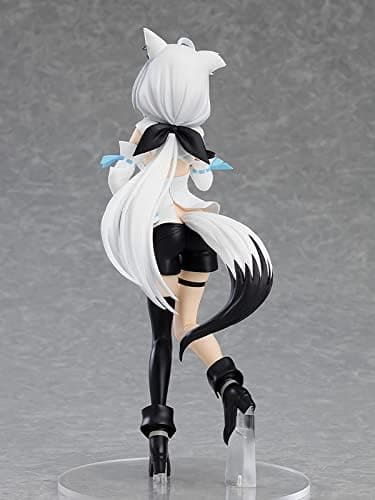 白上フブキのフィギュアを背面から見た様子。長い尻尾が確認できる