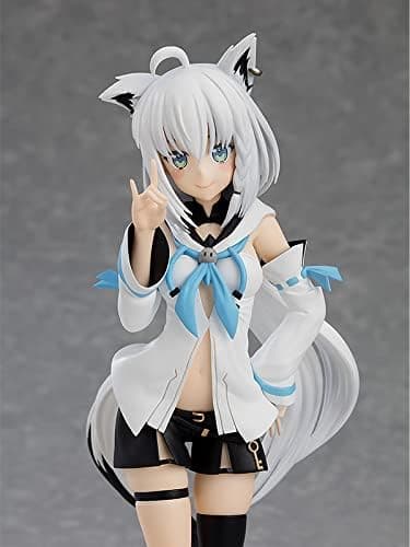 白上フブキのフィギュアを斜め前から見た様子