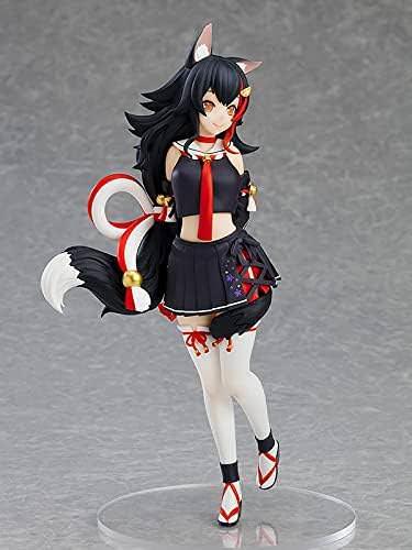 フィギュア ホロライブプロダクション 大神ミオ POP UP PARADE グッドスマイルカンパニー 黒髪 獣耳 狼の耳 狼の尻尾 高さ約17cm PVC ABS 素材使用 元気な表情 ポージング 臨場感 立体化 安定感 親しみやすい人気VTuber 特徴的衣装