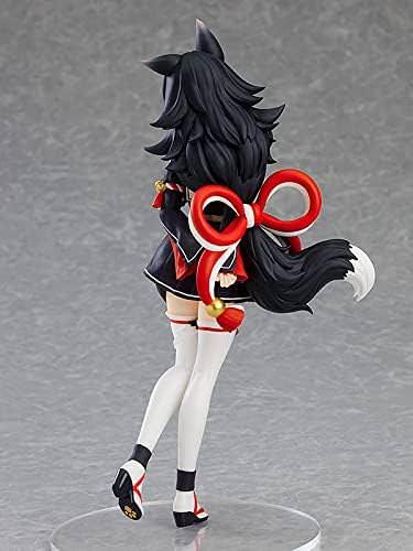 フィギュア ホロライブプロダクション 大神ミオ POP UP PARADE グッドスマイルカンパニー 黒髪 獣耳 狼の耳 狼の尻尾 高さ約17cm PVC ABS 素材使用 元気な表情 ポージング 臨場感 立体化 安定感 親しみやすい人気VTuber 特徴的衣装