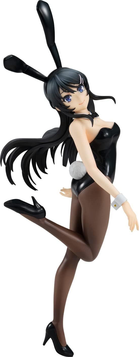 POP UP PARADE Mai Sakurajima Bunny Girl Figure from Seishun Buta Yarou (Rascal Does Not Dream of Bunny Girl Senpai) by Good Smile Company, 17-18cm PVC, Stand Included, Speedy Parallel Import