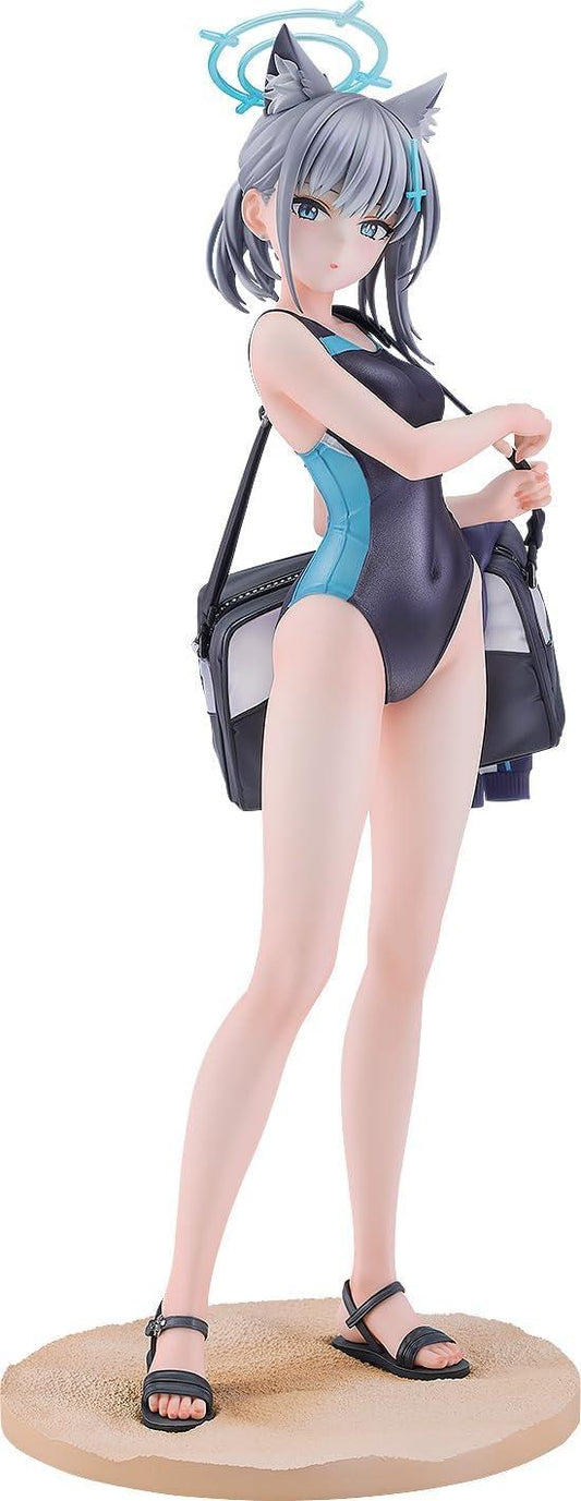 フィギュア ブルーアーカイブ 砂狼シロコ 1/7スケール 水着ver グッドスマイルカンパニー PVC素材 約25cm 高品質 緻密造形 精細塗装 人気キャラクター 夏のサバイバル姿 寡黙で行動派 対策委員会メンバー アビドス高等学校 釣りと冒険