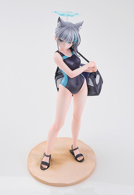 フィギュア ブルーアーカイブ 砂狼シロコ 1/7スケール 水着ver グッドスマイルカンパニー PVC素材 約25cm 高品質 緻密造形 精細塗装 人気キャラクター 夏のサバイバル姿 寡黙で行動派 対策委員会メンバー アビドス高等学校 釣りと冒険