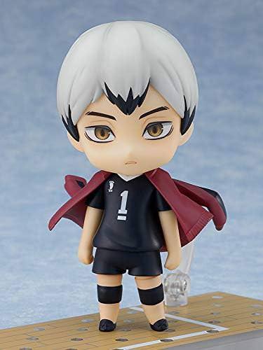 フィギュア ハイキュー!! 北信介 ねんどろいど ORANGE ROUGE PVC ABS 約10cm 白髪 黒ユニフォーム 基礎徹底 冷静判断 冷静な佇まい 部長キャプテン 多彩パーツ 可動式 多様ポーズ 交換可能 キャラ表現 公式男子キャラ 人気スポーツ漫画