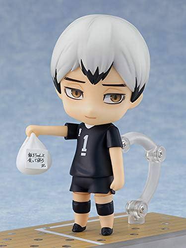 フィギュア ハイキュー!! 北信介 ねんどろいど ORANGE ROUGE PVC ABS 約10cm 白髪 黒ユニフォーム 基礎徹底 冷静判断 冷静な佇まい 部長キャプテン 多彩パーツ 可動式 多様ポーズ 交換可能 キャラ表現 公式男子キャラ 人気スポーツ漫画